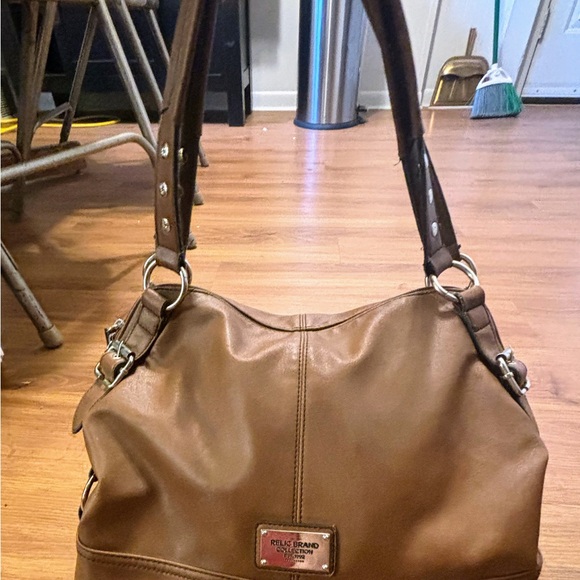 Relic Brand Collection Brown Leather Purse Handbag Shoulder bag Great condition - Picture 11 of 16